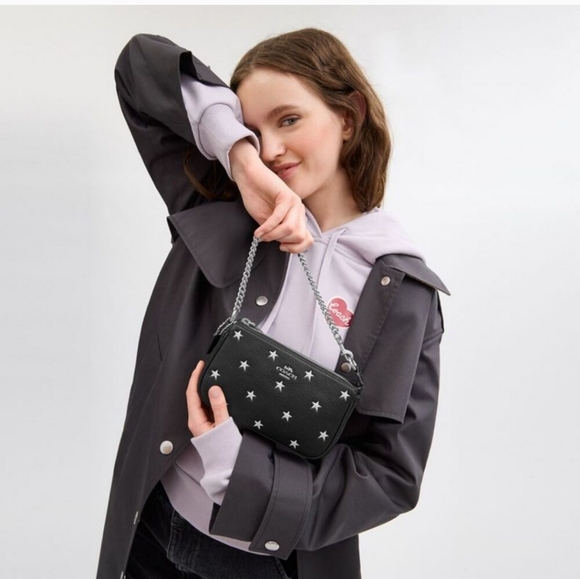 New! Limited Collections Nolita 19 Star Print in Silver/Black Multi - Picture 2 of 5